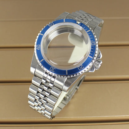38mm Vintage Diving Watch Case Dome Acrylic Glass For Seiko NH35 NH36 NH38 NH34 Automatic Movement 28.5mm Dial Retro Submariner