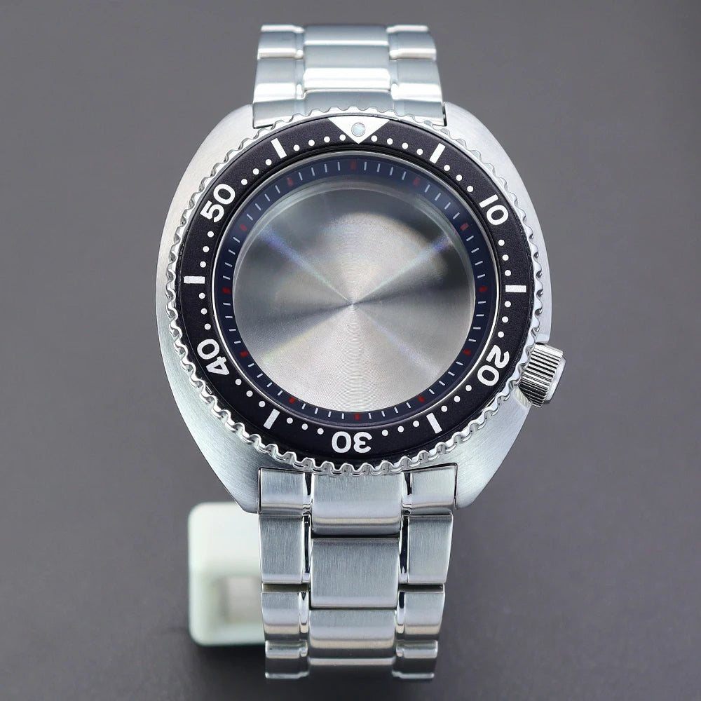 45mm Men's Watch nh35 Cases For NH35 NH36 Modified Abalone NH34 nh38 nh70 4R36 Movement 28.5mm Dial Sapphire Crystal Waterproof