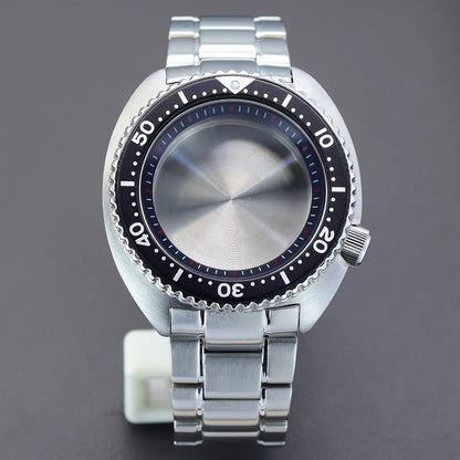 45mm Men's Watch nh35 Cases For NH35 NH36 Modified Abalone NH34 nh38 nh70 4R36 Movement 28.5mm Dial Sapphire Crystal Waterproof
