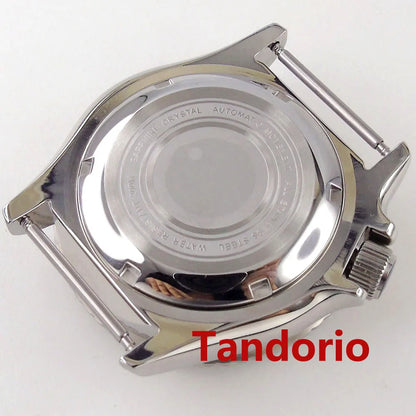 41mm skx Watch Case 20ATM Waterproof Diver fit NH34 NH35A NH36A SSK001 Sapphire Glass Mens Automatic Movement Ceramic Bezel