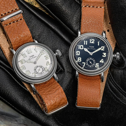 THORN T013 36mm Vintage Pilot Watch ST1700 Manual winding Sub Second Swiss luminous Sapphire