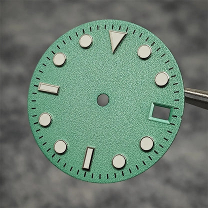 28.5MM Watch Dial NH35 Dial Frosted Texture Watch Faces Men's Watch Accessories for NH35/NH36/4R/7S Mechanical Movement