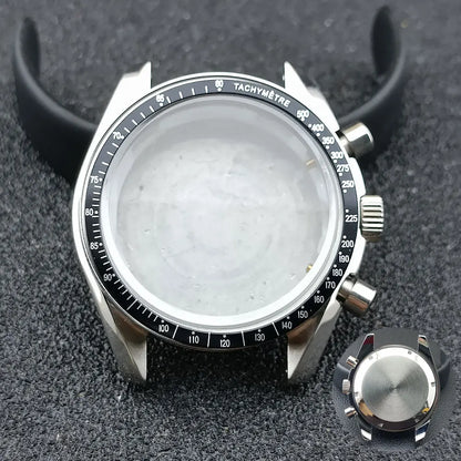 39.7mm watches metal case FIT VK63 movement case watch accessories watch parts Fits 20mm strap Watch Box