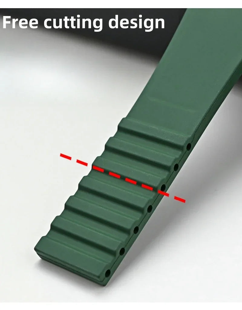 PRX watch band Quick Release  11mm 12mm T137.407/T137.410 Super Player Fluoro rubber FKM Watch Strap Bracelet