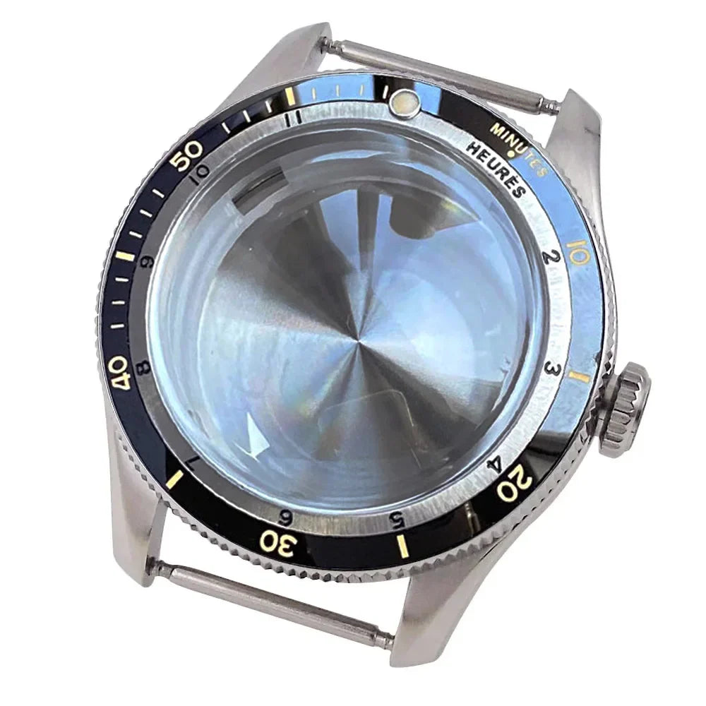 Serica Diver Case 20bar Diving Steel Watch Case for NH34 NH35 NH36 NH37 NH70 NH72  ETA2824 PT5000 Bow Sapphire Glass 120click Bezel Ceramic Insert