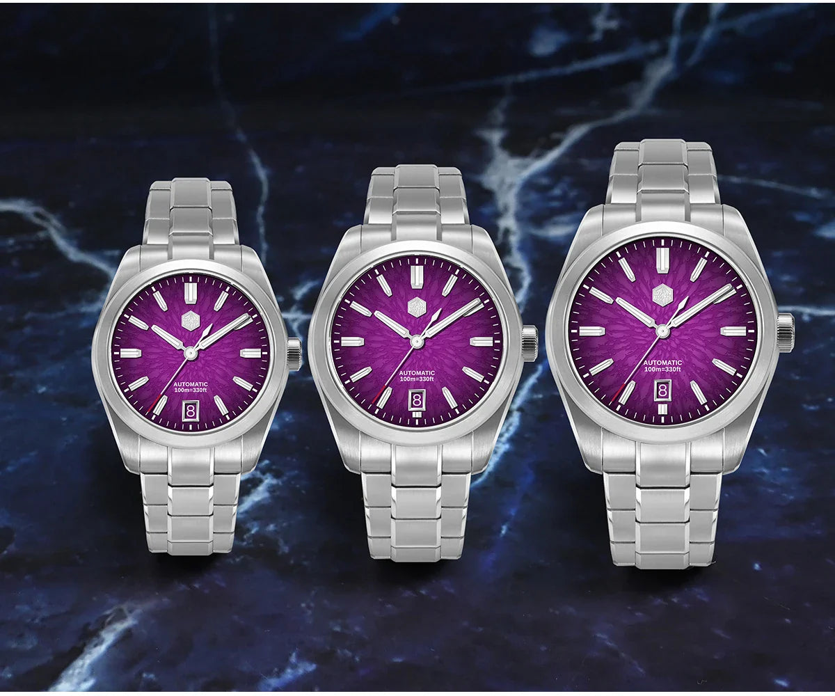 San Martin 36/39/42mm SN0144 JianZhan Dial Gada Watch Miyota 9015 Original Design Men Luxury Dress Automatic Mechanical Watches