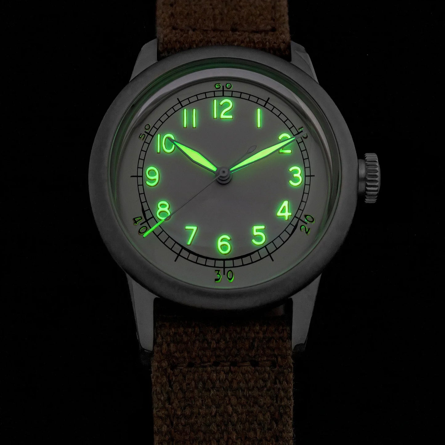 THORN SHY040 36MM Pilot watch Luminous AR Sapphire NH35 Automatic A11