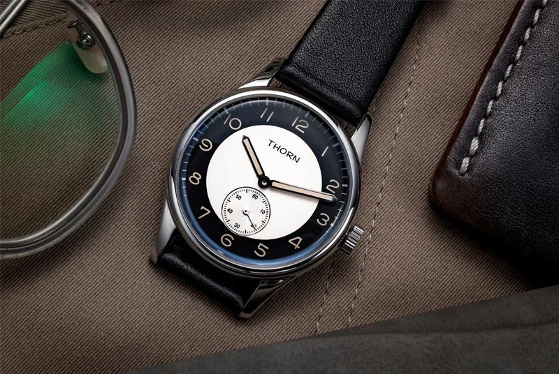 THORN SHY021 38MM Japan Quartz Movement Sterile Dial K1 Glass 5ATM Luminous Sub Second