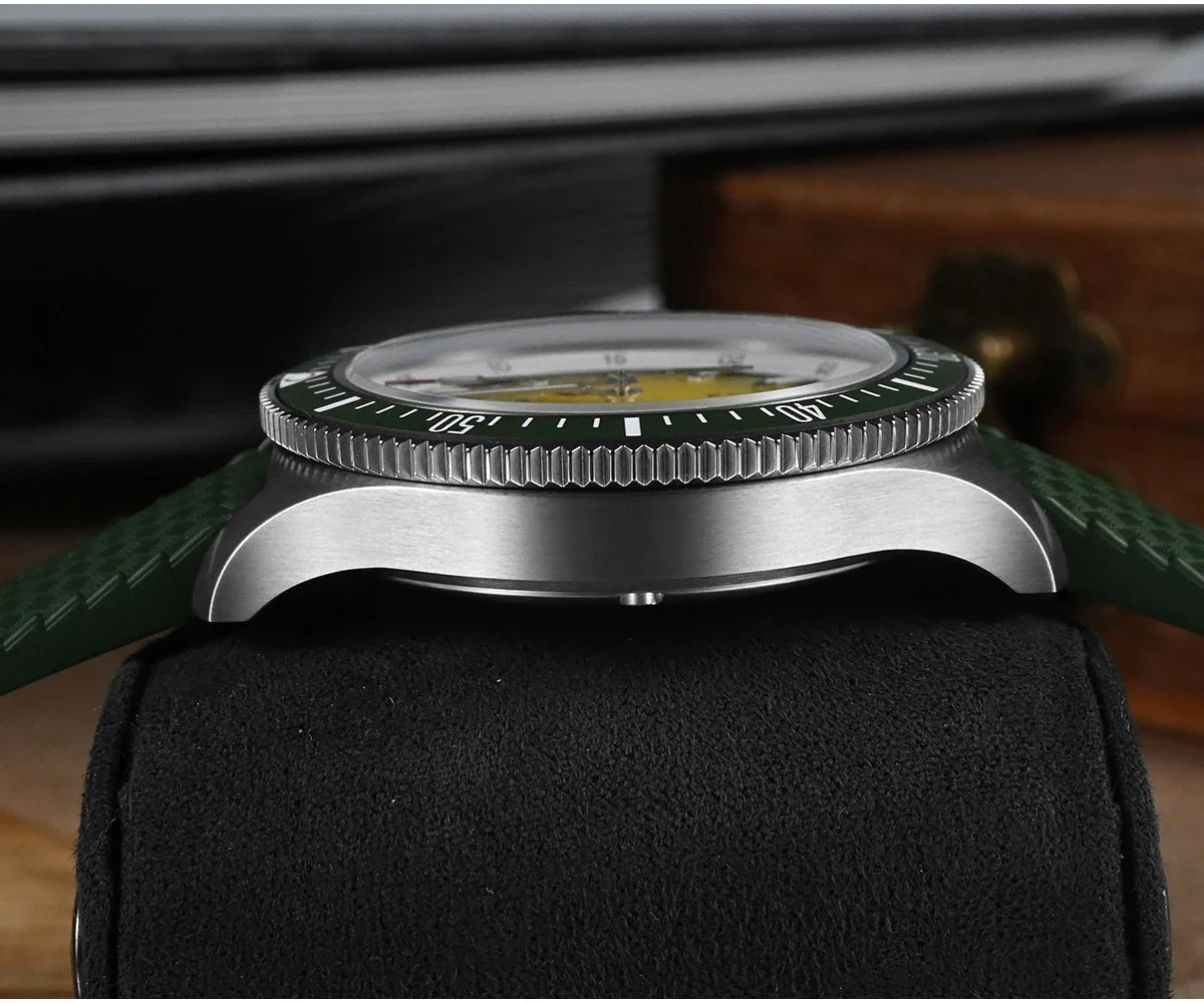 San Martin Diver SN0118G 40mm Original Design Fruit Series  NH35 Automatic 20Bar AR Sapphire BGW Luminous SN0118