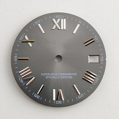 28.5mm NH35 dial Roman dial S Dial Modified Dial for NH35/NH36 Automatic Movement Watch accessories