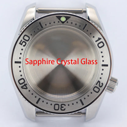 42mm Silvery Men's Watch Cases Bracelet Sapphire Glass For NH35 NH36 NH34 NH38 NH70 Movement NH35 Cases 28.5mm Dial Mod SPB185