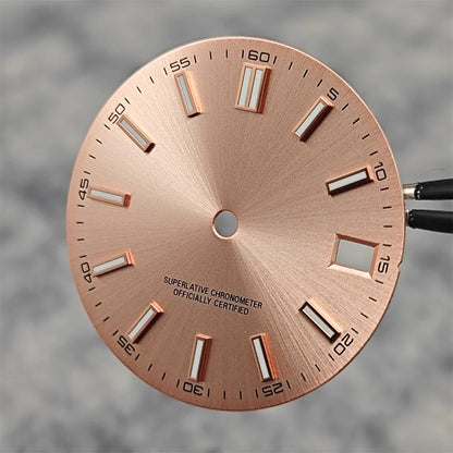 NH35 Watch Dial 28.5mm Log Modified Dial BGW9 Blue Green Luminous Watch Face Modified Watch Accessories for NH35 NH36 movements