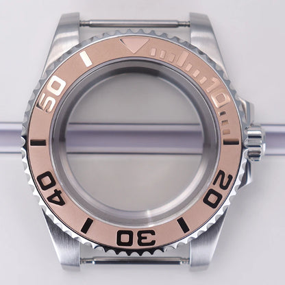 200M Diving Watch Case 40mm For Yacht-Master Seiko NH35 NH36 NH38/34 Miyota 8215 ETA2824 Movement Sapphire Glass 120clicks Bezel