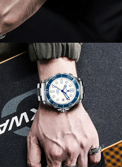 CORGEUT 2023 Seamaster 40mm NH35 Automatic 5bar Sapphire Diver Ceramic Bezel