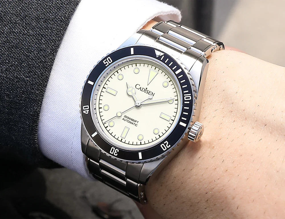 CADISEN C8206 BB58 Mod 38mm Diver NH35 Mechanical Sapphire 20 Bar Sapphire