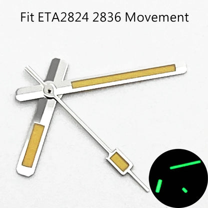 NH35 Luminous Watch Hands Fit NH35 NH36 PT5000 ETA2836 2824 DG2813 3804 Miyota8215 8205 821A Movement Watch Accessories