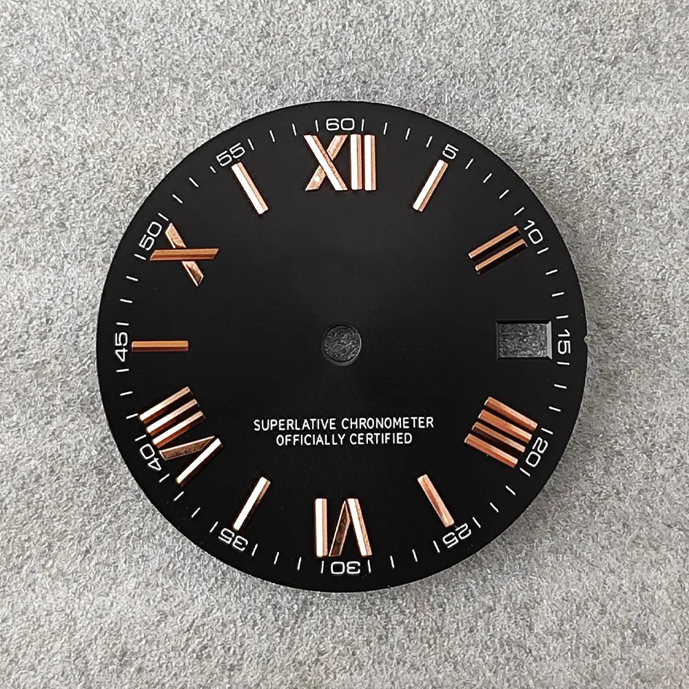 28.5mm NH35 dial Roman dial S Dial Modified Dial for NH35/NH36  Movement Watch accessories