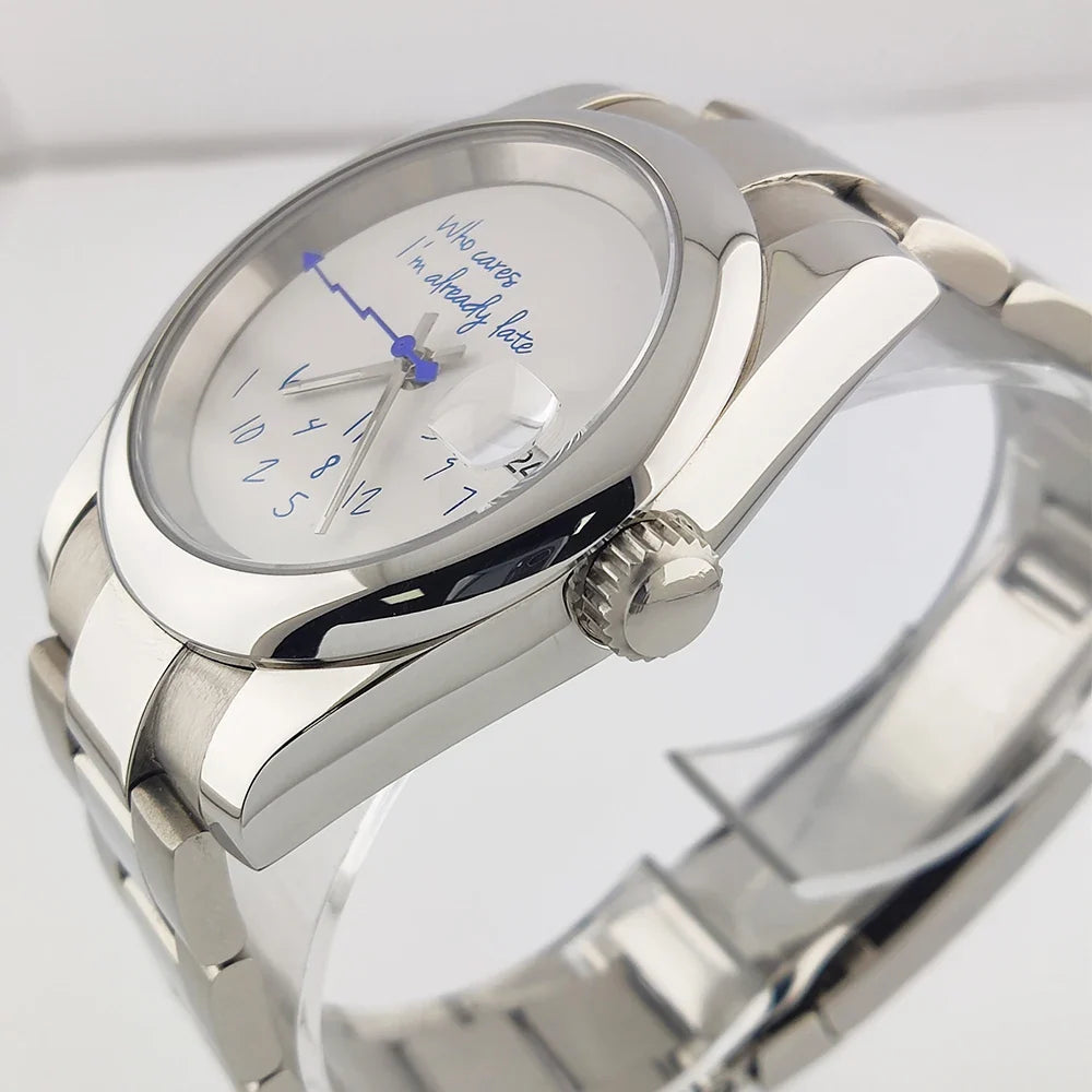 Special Dial Oyster Watch NH35  36mm/39mm Who cares im already late Sapphire Crystal  10bar