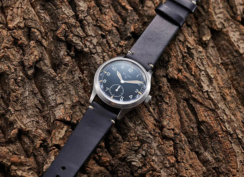 Baltany S2032 D12 Minitary Wristwatches VD78 Sapphire Crystal Swiss Luminou Leather 20ATM Stainless Steel Quartz Vintage Watches