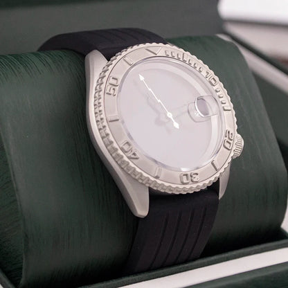 Sterile Yacht Master Custom Watch Luminous Date Sapphire NH35 Automatic 10Bar 42MM