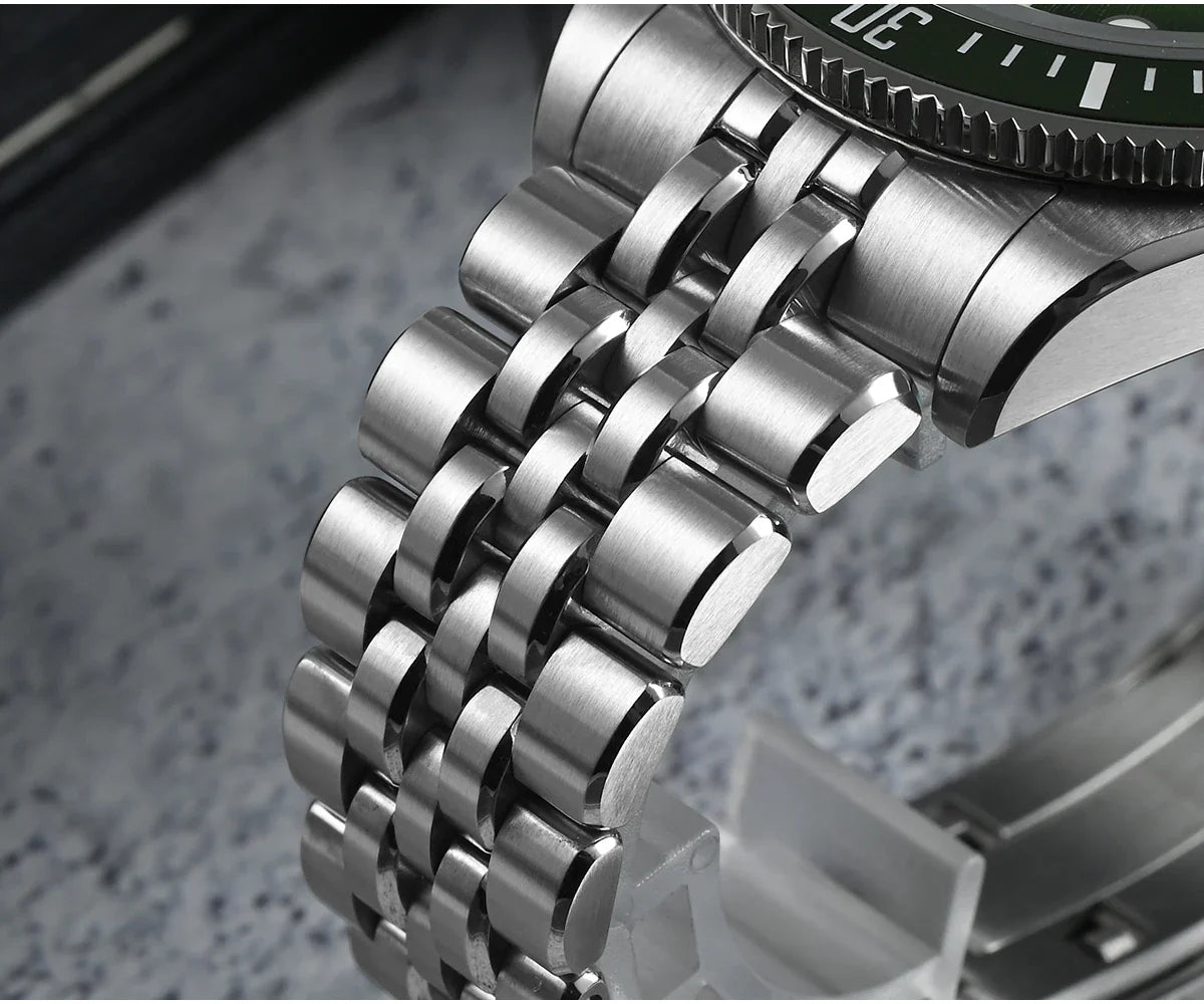 San Martin Diver SN0148G 40mm  Miyota 9015 Automatic Enamel Sunburst Dial 20bar  Ar Sapphire BGW9 Lume