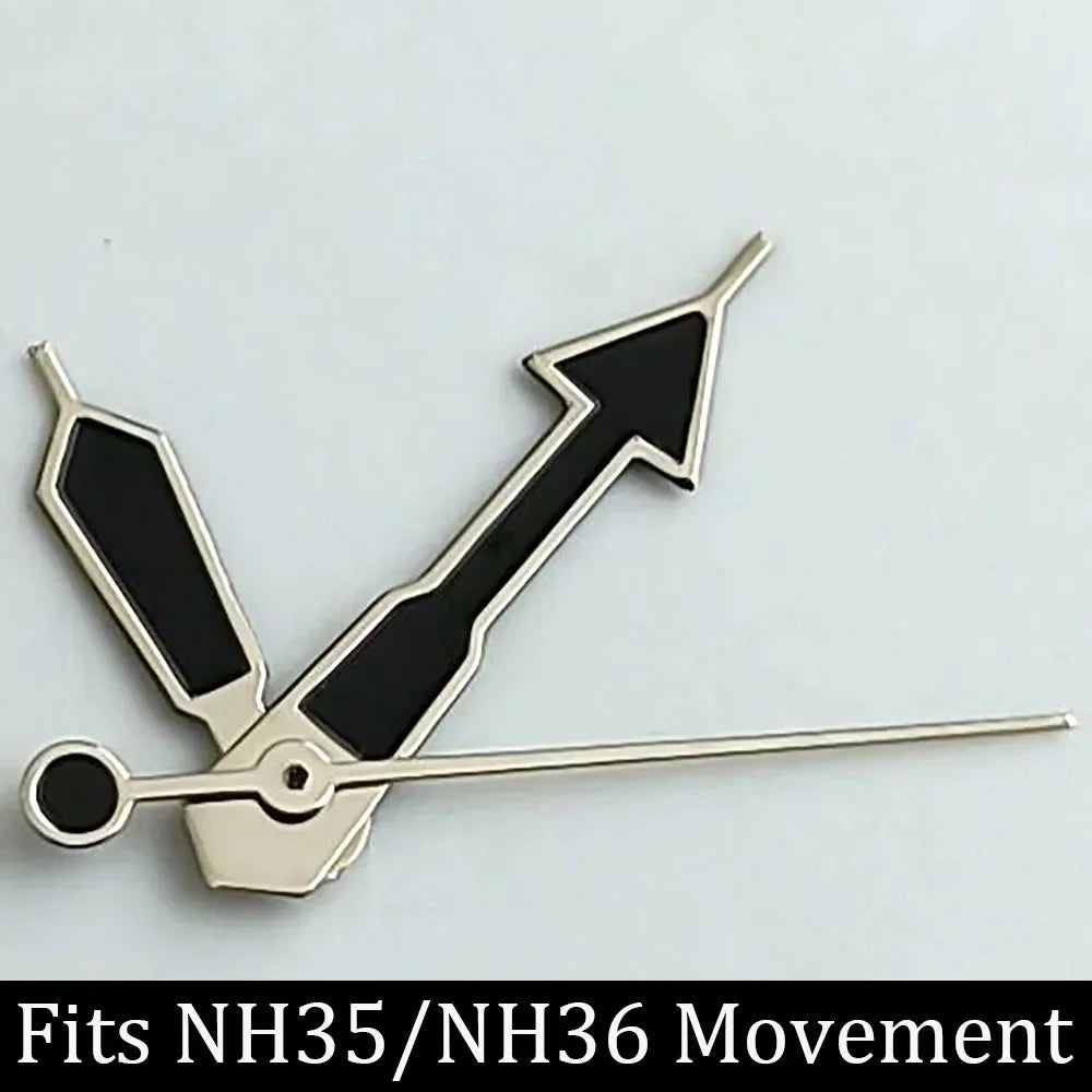 high-quality Watch accessories watch pointer NH series 35 NH36 hands green  luminous suitable for N H35/ NH36 movement