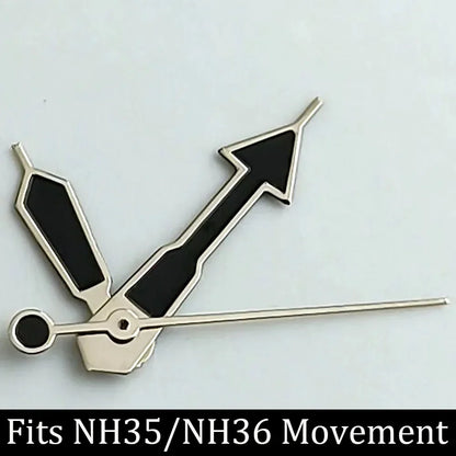 high-quality Watch accessories watch pointer NH series 35 NH36 hands green  luminous suitable for N H35/ NH36 movement