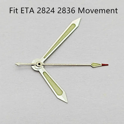 Green Luminous Watch Hands Fit NH35 NH36 ETA2836 2824 Miyota 8215 8205 821A Mingzhu DG2813 3804 PT5000 Movement