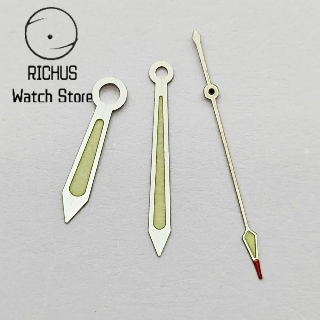 Green Luminous Watch Hands Fit NH35 NH36 ETA2836 2824 Miyota 8215 8205 821A Mingzhu DG2813 3804 PT5000 Movement
