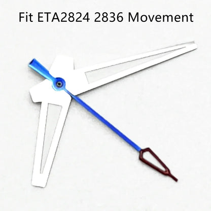 ETA Hands Silver/Blue Watch Hands Fit NH35 NH36 PT5000 ETA2836 2824 DG2813 3804 Miyota8215 8205 821A Movement Watch Accessories
