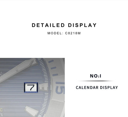 CADISEN C8218 Diver V2 20Bar NH35 Automatic 40MM Sapphire luminous