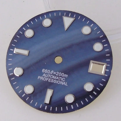 SUB MOP Watch Dial 29mm for NH 35 NH 36 D iver Watch Parts Black/Orange/White 3.8/3 dial feet  Green Luminous