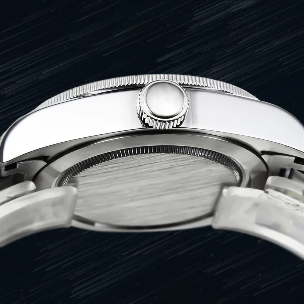 CORGEUT Miyota8215 CG2010 41MM Biwan Snowflake Sapphire Diving watch Date 20bar Sub