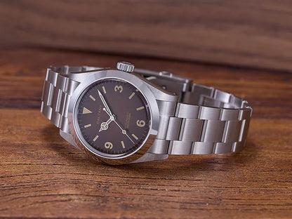 Baltany 36MM 1963 Explorer Watch Man S4066 Sapphire 200M Waterproof Stainless Steel Bracelect Vintage NH38 Auto Dress Watches