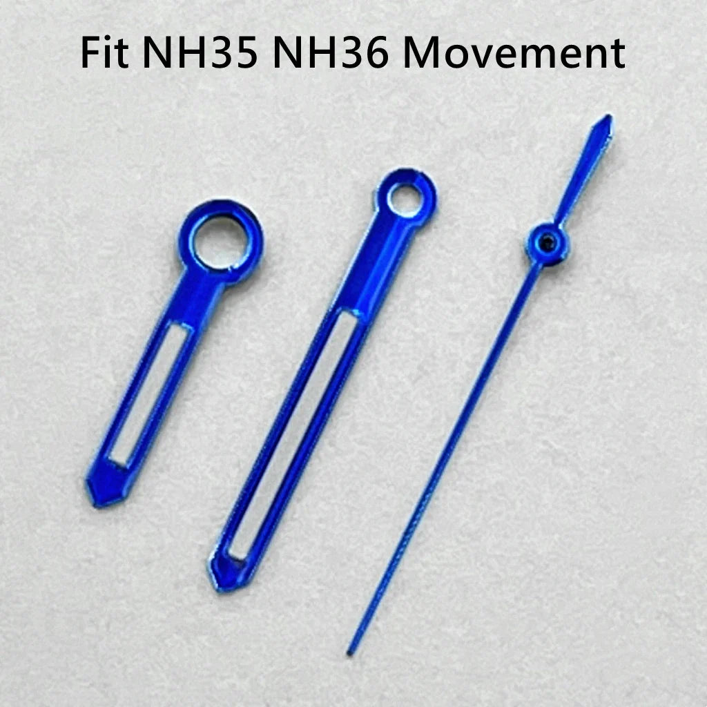 NH35 Hands Silver/Blue Watch Hands Fit NH35 NH36 PT5000 ETA2836 2824 DG2813 3804 Miyota8215 8205 821A Movement Watch Accessories