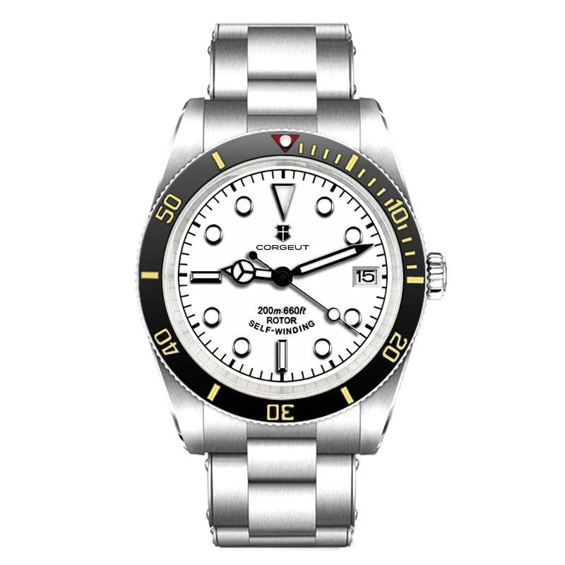 Corgeut Watch Diver CG2074 39mm NH35A Sapphire Crystal  Ceramics Bezel 10Bar SUB