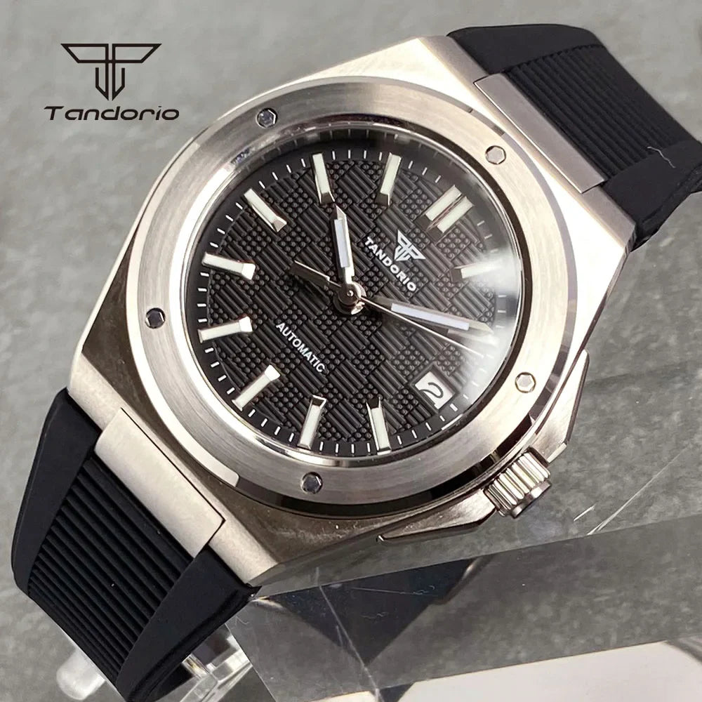 Tandorio Engineer Watch TD331B Seiko NH35 Sapphire Dress 40MM