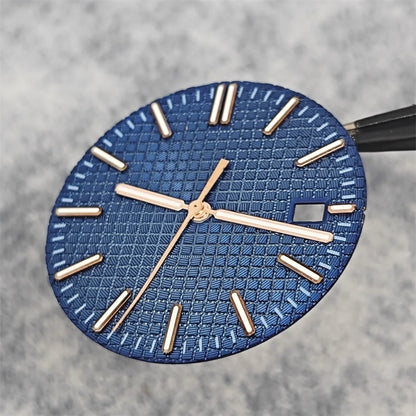 31.8mm Watch Dial + watch Hands complete set Green Luminous Dial Replacement Accessories for NH35 Movement Watch Repair Parts