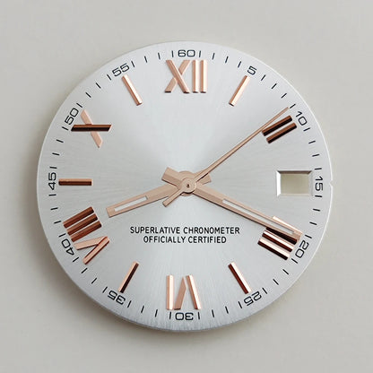 28.5mm NH35 dial Roman dial S Dial Modified Dial for NH35/NH36 Automatic Movement Watch accessories