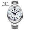 Tandorio Captain NH35A 44mm 200m Diving watch Sapphire Brushed Ceramic TD237