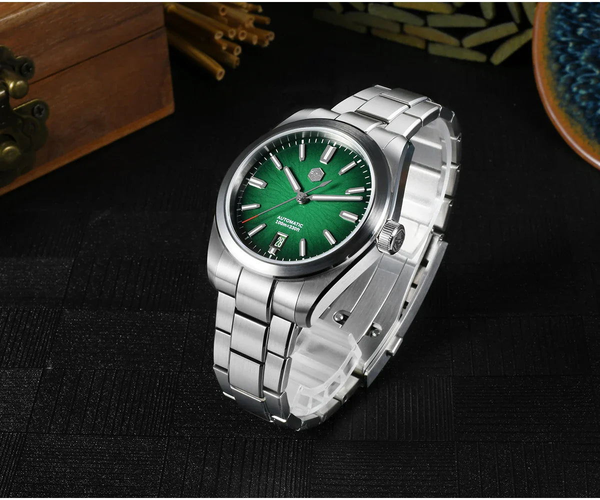 San Martin 36/39/42mm SN0144 JianZhan Dial Gada Watch Miyota 9015 Original Design Men Luxury Dress Automatic Mechanical Watches