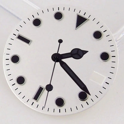 SU B Watch Part 28.5mm Watch Dial for NH 35 NH 36 NH 37 NH 38 NH 39 NH 70 NH 72 Di ver Wristwatch Parts Green/Black Index Repair Tool