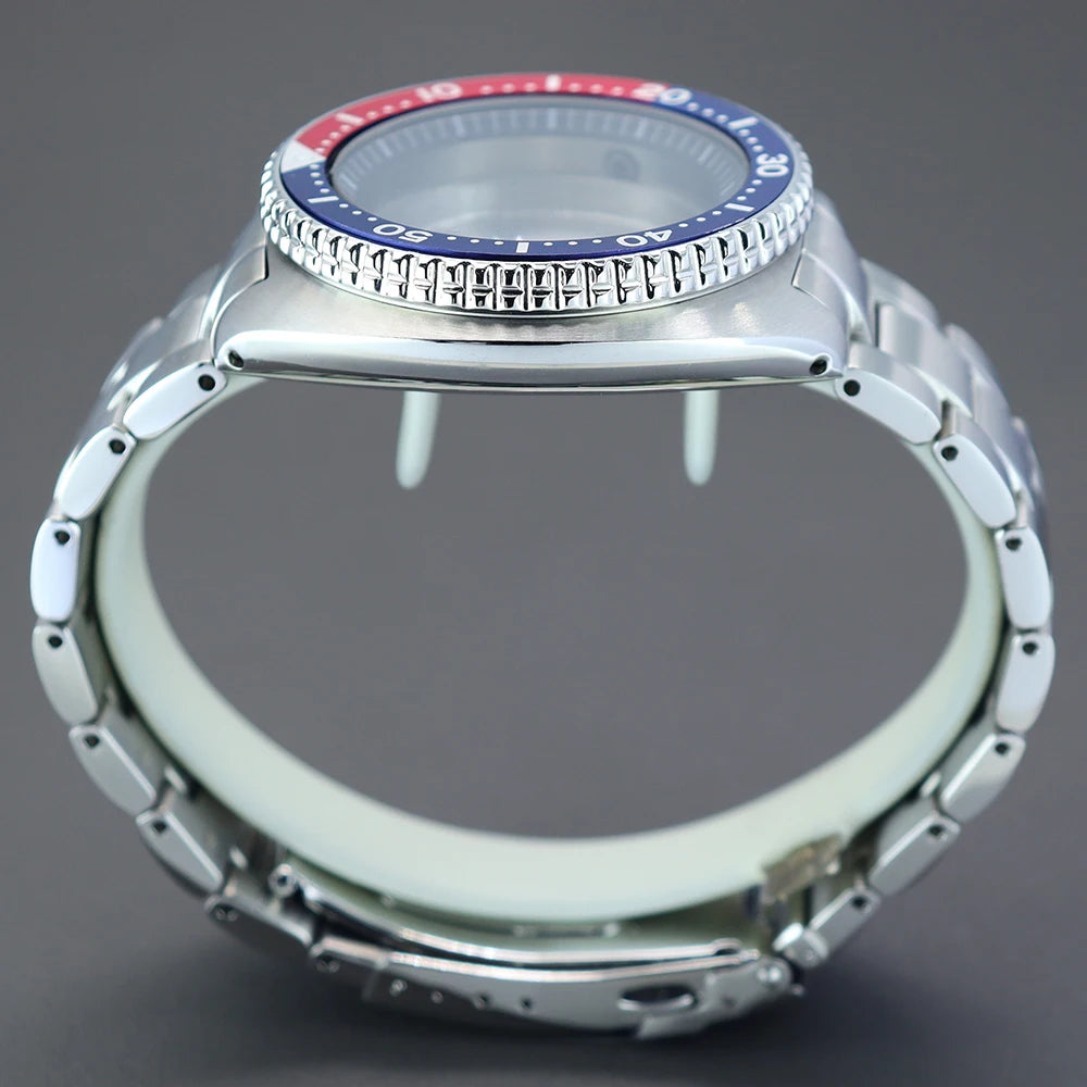 45mm Men's Watch nh35 Cases For NH35 NH36 Modified Abalone NH34 nh38 nh70 4R36 Movement 28.5mm Dial Sapphire Crystal Waterproof