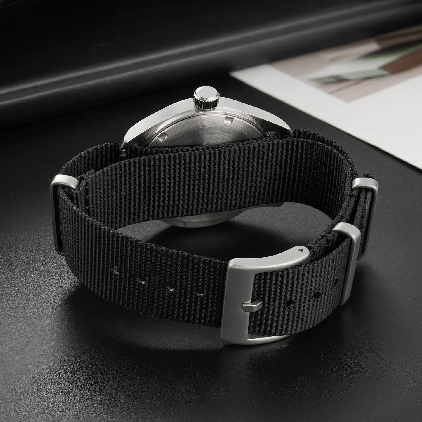 Militado ML08 Military Watch VH31 Quartz Movement Double Sapphire C3 BGW9 Luminous 10Bar Explorer