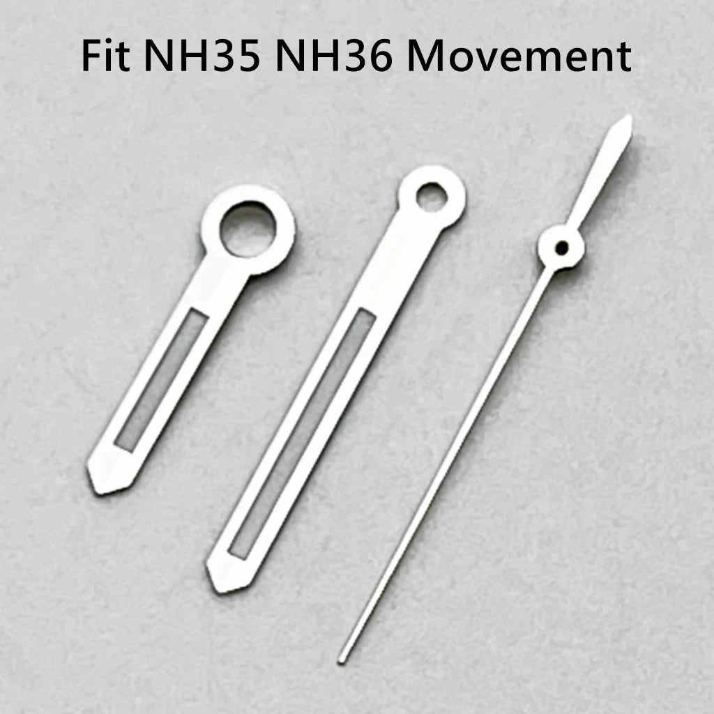 NH35 Hands Silver/Blue Watch Hands Fit NH35 NH36 PT5000 ETA2836 2824 DG2813 3804 Miyota8215 8205 821A Movement Watch Accessories