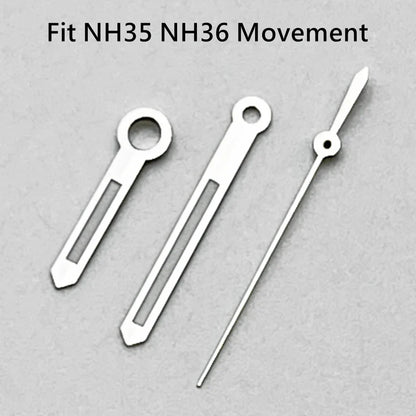 NH35 Hands Silver/Blue Watch Hands Fit NH35 NH36 PT5000 ETA2836 2824 DG2813 3804 Miyota8215 8205 821A Movement Watch Accessories