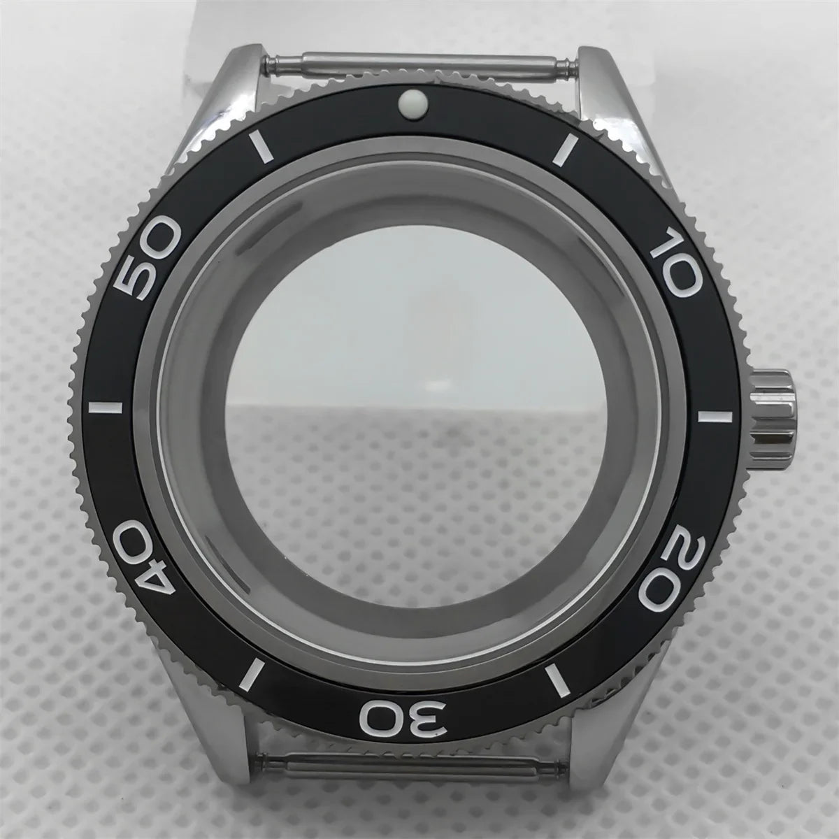 Fifty Fathom Case 41.5mm stainless steel case ceramic bezel sapphire glass with NH35 36 NH34 ETA2824 PT5000 movement watch replacementparts