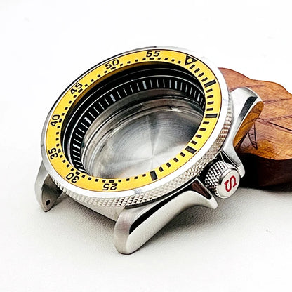 NH34 NH35 Case SKX007 Watch Cases fit for NH35 NH36 7S26 Movement Crown at 3.0 Click Spring NH35 Mod Seiko SKX007 Watch Case