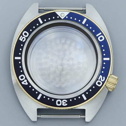 41mm NH35 Watch Case Stainless Steel Accessories For NH35 NH34 Mod Abalone NH36 NH70 Movement 28.5mm Dial Sapphire Crystal Glass