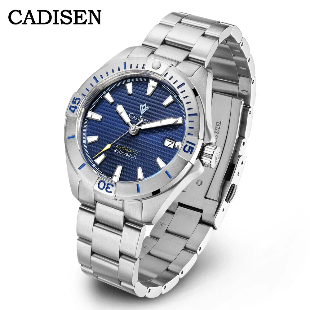 CADISEN C8218 Diver V2 20Bar NH35 Automatic 40MM Sapphire luminous